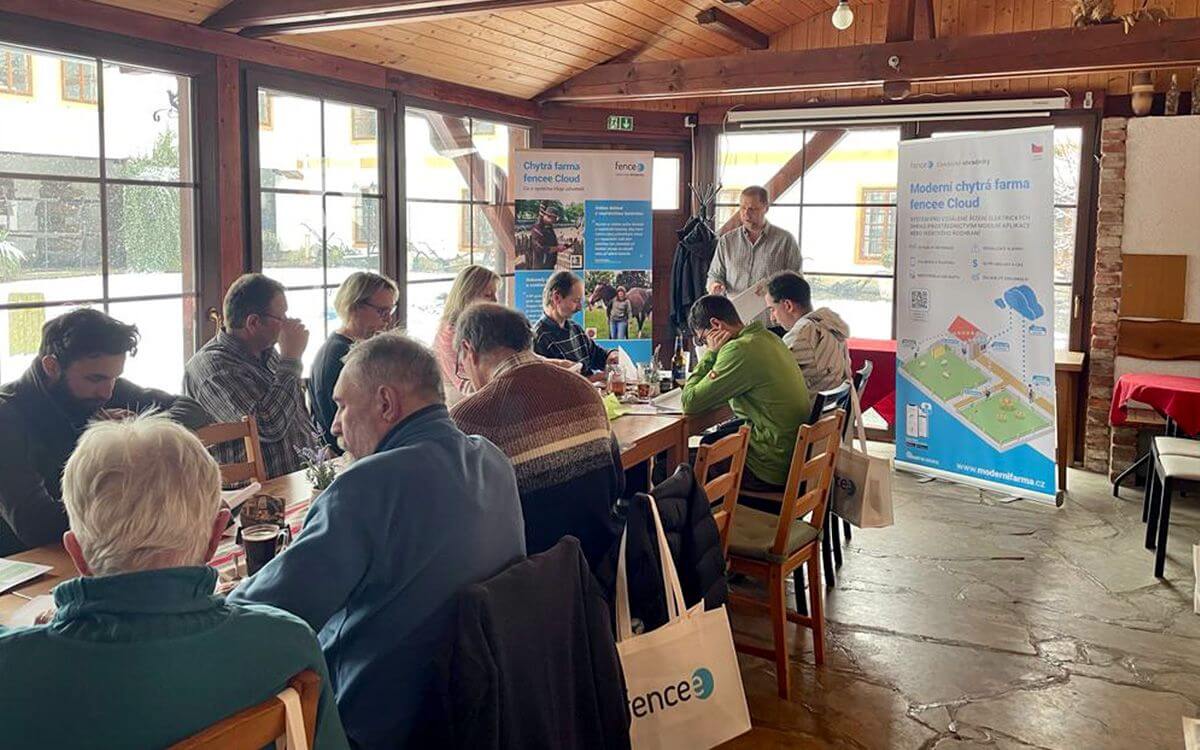 Prezentacja ogrodzenia Smart Farm na spotkaniu Klubu Hodowców Owiec Texel