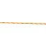 Linka do pastucha elektrycznego, średnica 2 mm, żółto-pomarańczowy, 500 m