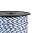 Lina do pastucha elektrycznego, średnica 5 mm, niebiesko-biała, 200 m, 0,16 Ω/m