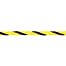 Lina do pastucha elektrycznego, średnica 6 mm, żółto-czarna, długość 200 m
