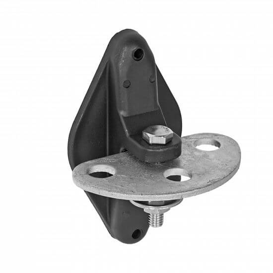 Izolator do wjazdowej bramy pastucha elektrycznego, 3 końcówki