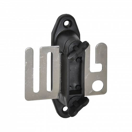 Izolator do  pastucha do bramy wjazdowej, płaski na taśmę do 40 mm, na gwóźdź lub śrubę - 4 szt.