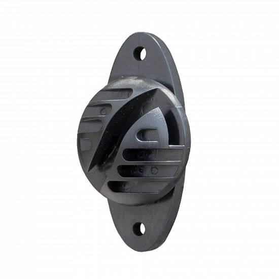 Izolator do ogrodzenia elektrycznego, do kabla i drutu na gwóźdź lub śrubę - 10 szt.