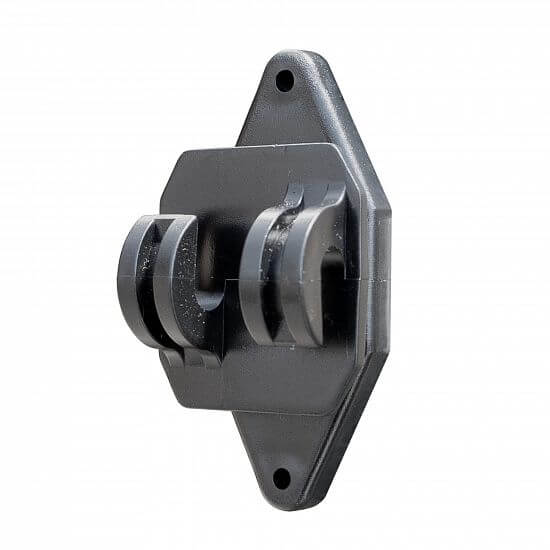 Izolator do pastucha elektrycznego , do drutu, linky i liny do 8 mm - 10 szt.