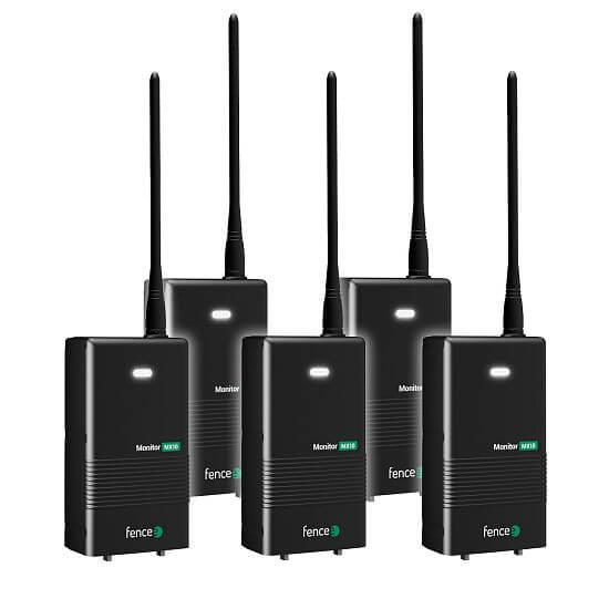 Zestaw urządzeń monitorujących do ogrodzenia elektrycznego - 5 × Monitor MX10