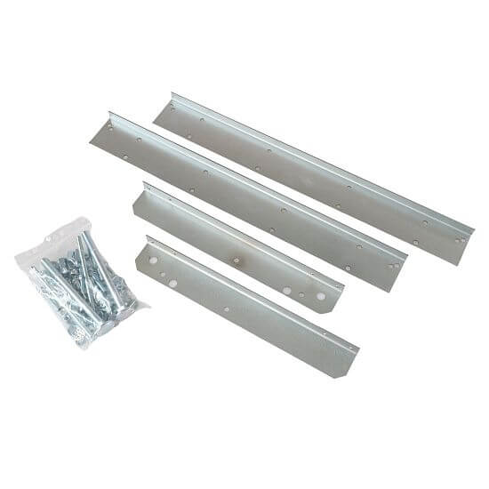 Uchwyt do mocowania panelu słonecznego o mocy 40 W do wspornika śruby uziemiającej