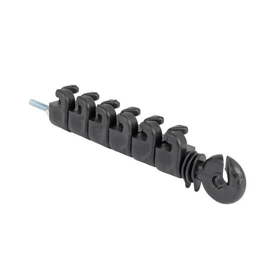 Izolator do ochrony przed szkodnikami , 7 pętli na przewód przewodzący, gwint M6