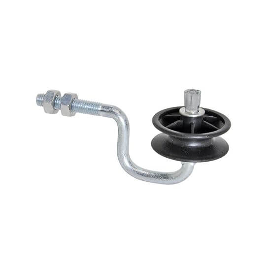 Izolator do ogrodzenia elektrycznego, okrągły narożnik, do drutu i liny, gwint M6 - 4 szt.