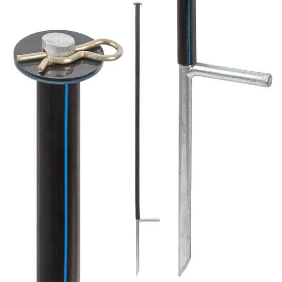 Wymienny słupek ∅ 20 mm do siatki do elektrycznego pastucha - 145 cm
