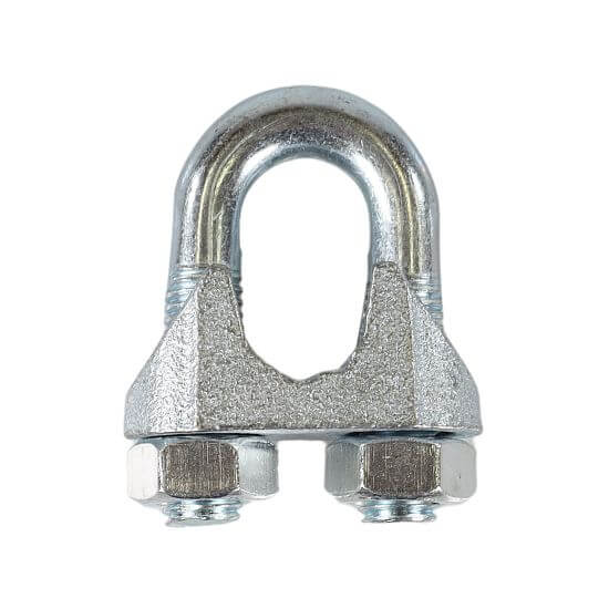 Złącze U do lin stalowych do 10 mm, ocynkowane - 5 szt.