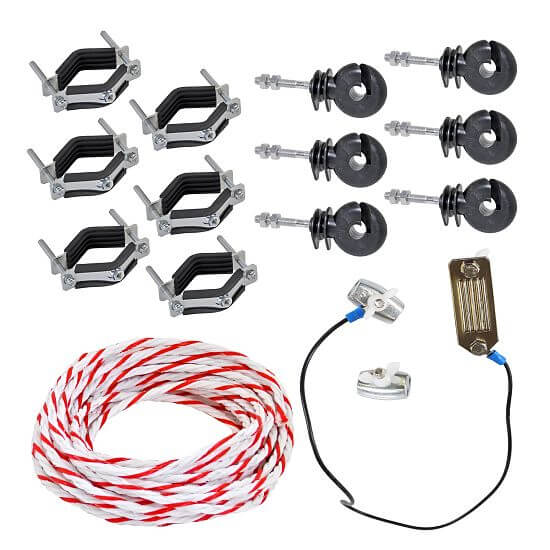 Zestaw do elektryfikacji metalowej bramy do ogrodzenia elektrycznego