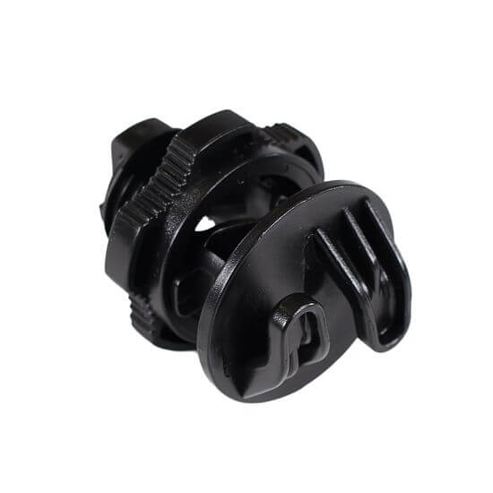 Izolator przykręcany do przewodów do 12 mm, do słupów o średnicy 10-12 mm do ogrodzeń elektrycznych - 10 szt.