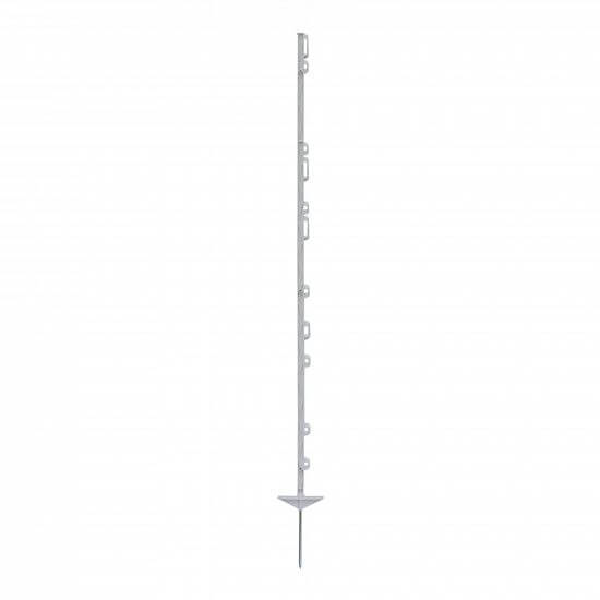 Palik polipropylenowy do elektrycznego pastucha (słupek), długość 156 cm, 11 oczek, biały