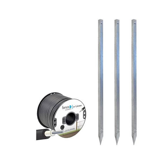 Kompletny zestaw uziemiający do ogrodzeń elektrycznych powyżej 3,2 J