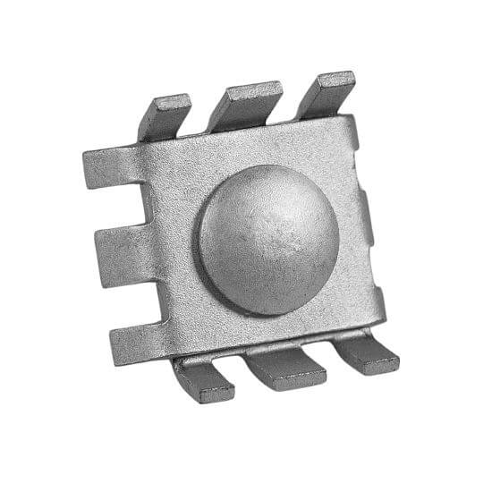 Złączka do drutu ogrodzeniowego do 2,5 mm, ocynkowana z gwintem M8 - 5 szt.