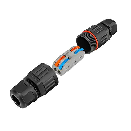 Wodoodporne złącze kablowe wysokiego napięcia dla przewodów do Ø 2,5 mm