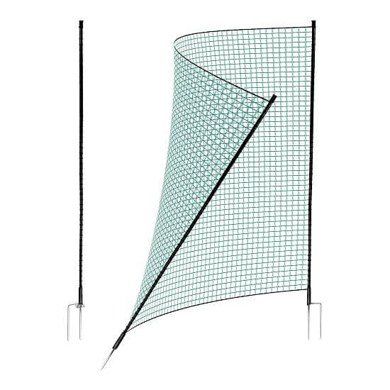Bramka nieprzewodząca do uniwersalnych siatek, wysokość 120 cm, szerokość 90 cm