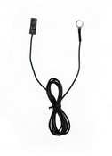 Czarny kabel uziemiający do monitora MX10, do ogrodzenia elektrycznego - 150 cm