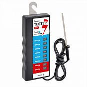 Tester ogrodzenia elektrycznego, dioda 12 kV, z uziemieniem