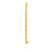 Plastikowy słupek do ogrodzenia elektrycznego, długość 105 cm, 8 oczek, pomarańczowy