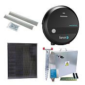 Zestaw ogrodzenia solarnego Premium - Kompletna skrzynka bezpieczeństwa + zasilacz 2J, panel 40 W