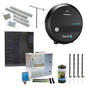 Zestaw ogrodzenia solarnego Expert - Kompletna przenośna skrzynka + zasilacz 1J, panel 40 W, kabel 2,5 mm