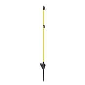 Pręt z włókna szklanego do ogrodzenia elektrycznego 110 cm, stopa i końcówka, 3 izolatory