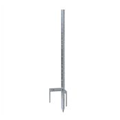 Uniwersalny słupek metalowy do ogrodzenia elektrycznego, ocynkowany, długość 167 cm