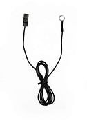 Czarny kabel uziemiający do monitora MX10, do ogrodzenia elektrycznego - 300 cm