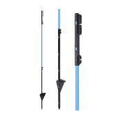 Niebieski wymienny słupek z włókna szklanego do ogrodzenia elektrycznego - 90 cm