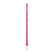 Plastikowy słupek do ogrodzenia elektrycznego, długość 156 cm, 11 oczek, różowy