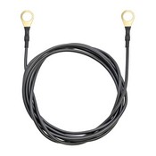 Czarny kabel uziemiający do ogrodzenia elektrycznego - 150 cm
