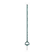 Plastikowy słupek do ogrodzenia elektrycznego, długość 157 cm, 12 oczek, zielony