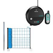 Zestaw do ogrodzenia elektrycznego z siatką przeciw wilkom 120 cm + RF elektryzator 5 J s pilotem
