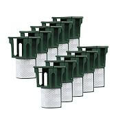 Zestaw PROFI adapterów do ogrodzenia zapachowego dla nośników zapachu BIO10, z taśmą odblaskową - 10 szt.