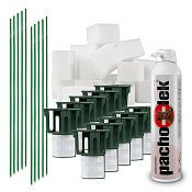 Zestaw ogrodzenia zapachowego przeciw kolizji z pojazdami - adapter z nośnikiem zapachów 80 szt. + słupek z włókna szklanego 80 szt.