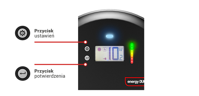 Przyciski sterujące
