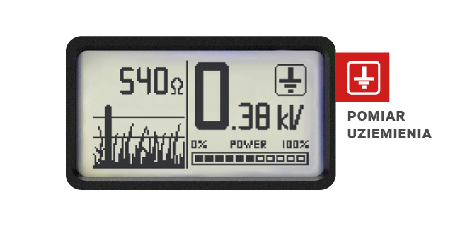Pomiar uziemienia - zielony zacisk