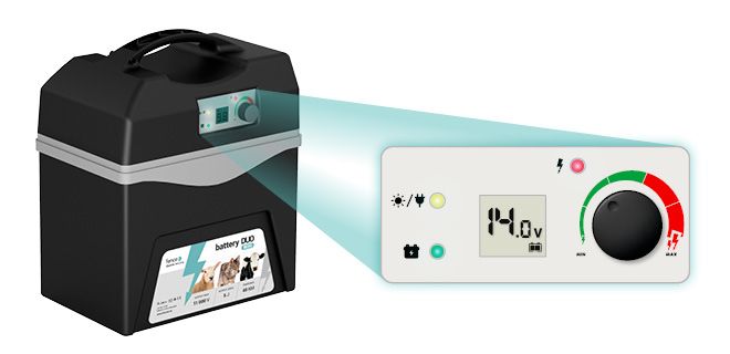 Panel sterowania i 19 poziomów mocy